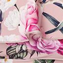 Load image into Gallery viewer, Plus Size Mauve Floral Off Shoulder Ruffle One Piece Swimsuit