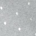 Load image into Gallery viewer, Grey & White Polka Dot Short Sleeve Cotton Knit Sweater