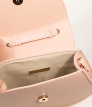 Load image into Gallery viewer, Vintage Style Light Pink Leatherette Crescent Purse