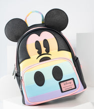 Load image into Gallery viewer, Loungefly Pastel Rainbow Mickey Mouse Mini Backpack
