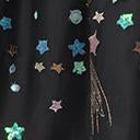 Load image into Gallery viewer, Plus Size Black & Multi Shooting Stars Tulle Swing Skirt