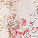 Load image into Gallery viewer, Light Beige & Purple Floral Kimono Swim Cover Up