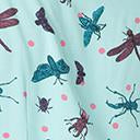 Load image into Gallery viewer, Hell Bunny Plus Size Aqua Blue Bugs Life Print Blouse
