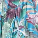 Load image into Gallery viewer, 1970s Blue & Green Tropical Print Belted Maxi Dress