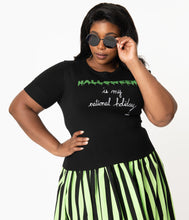 Load image into Gallery viewer, Hell Bunny Plus Size Halloween Forever Knit Top