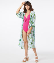 Load image into Gallery viewer, Southwest Cactus Print Swim Coverup