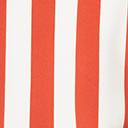 Load image into Gallery viewer, Retro Style Rust & Ivory Stripe Romper
