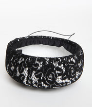 Load image into Gallery viewer, Unique Vintage White & Black Lace Pillbox Hat