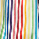 Load image into Gallery viewer, Retro Style Rainbow Striped Ray Swing Dress