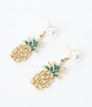 Load image into Gallery viewer, Unique Vintage Pineapple Drop Earrings