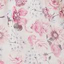 Load image into Gallery viewer, 1920s Style Ivory & Purple Floral Ruffle Maxi Day Dress