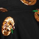 Load image into Gallery viewer, Plus Size Black Mesh & Orange Sequin Pumpkins Vanity Swing Dress
