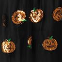 Load image into Gallery viewer, Black Tulle & Orange Pumpkin Sequin Swing Skirt