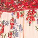 Load image into Gallery viewer, Plus Size Red & Pink Floral Babydoll Dress