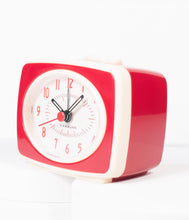 Load image into Gallery viewer, 1950s Style Red Atomic Alarm Clock