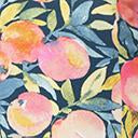 Load image into Gallery viewer, Summer Peach Print Fit & Flare Dress