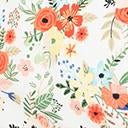 Load image into Gallery viewer, Cream & Happy Floral Print Bow Blouse