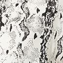Load image into Gallery viewer, White & Black Reptile Print Oversized Blouse