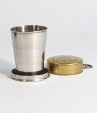 Load image into Gallery viewer, Nautical Anchors Portable Steel Shot Glass