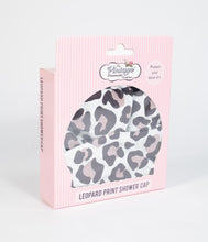 Load image into Gallery viewer, Retro Style Leopard Print Shower Cap