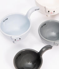 Load image into Gallery viewer, Ceramic Cats Measuring Cup Set