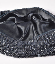 Load image into Gallery viewer, Retro Style Black Beaded Satchel Bag