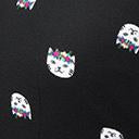 Load image into Gallery viewer, Smak Parlour Plus Size Black Cat Print Ruffle Riot Fit &amp; Flare Dress
