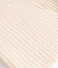 Load image into Gallery viewer, Vintage Style Beige Knit Pearl Circle Scarf

