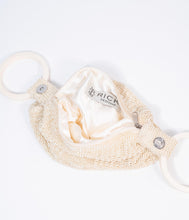 Load image into Gallery viewer, Deco Style Ivory Beaded Satchel Bag

