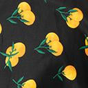 Load image into Gallery viewer, Plus Size Black &amp; Mandarin Orange Print Off Shoulder Flare Dress
