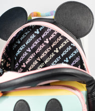 Load image into Gallery viewer, Loungefly Pastel Rainbow Mickey Mouse Mini Backpack
