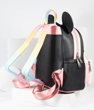 Load image into Gallery viewer, Loungefly Pastel Rainbow Mickey Mouse Mini Backpack
