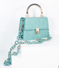 Load image into Gallery viewer, Spearmint Leatherette Lala Crossbody Purse
