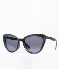 Load image into Gallery viewer, Vintage Style Matte Black Sweet Stuff Cat Eye Sunglasses
