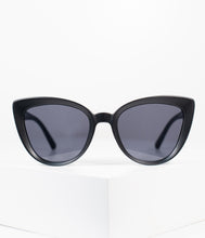 Load image into Gallery viewer, Vintage Style Matte Black Sweet Stuff Cat Eye Sunglasses
