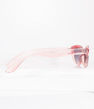 Load image into Gallery viewer, Vintage Style Red &amp; Crystal Cat Eye Tasty Sunglasses
