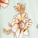 Load image into Gallery viewer, Mint &amp; Yellow Floral Kimono Swim Cover Up
