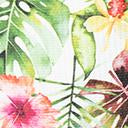 Load image into Gallery viewer, White &amp; Green Tropical Print Two Piece Swim Set
