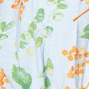 Load image into Gallery viewer, Retro Style Light Blue Floral Print Maxi Dress
