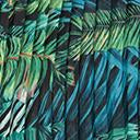 Load image into Gallery viewer, Retro Style Green Tropical Palm Print Maxi Dress
