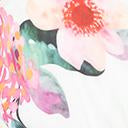 Load image into Gallery viewer, 1970s Ivory &amp; Pink Watercolor Floral Print Belted Maxi Dress
