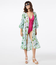Load image into Gallery viewer, Southwest Cactus Print Swim Coverup

