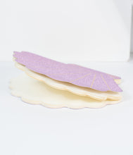 Load image into Gallery viewer, Purple Sparkle Seashell Paper Notebook

