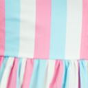Load image into Gallery viewer, Plus Size 1950s Light Blue &amp; Pink Stripe Candy Swing Dress
