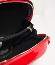 Load image into Gallery viewer, Red Apple Patent Leatherette Hard Purse

