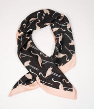 Load image into Gallery viewer, Unique Vintage Flamingo Print Hair Scarf
