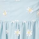 Load image into Gallery viewer, Light Blue &amp; Daisy Floral Mesh Monica Swing Dress
