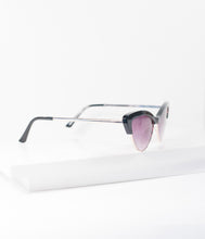 Load image into Gallery viewer, Retro Black Top Frame Cat Eye Sunglasses
