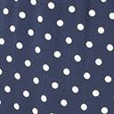 Load image into Gallery viewer, Vintage Style Navy Blue &amp; Ivory Polka Dot Midi Dress

