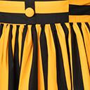 Load image into Gallery viewer, Retro Style Orange &amp; Black Stripe Molly Swing Dress

